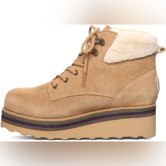 Bearpaw Retro Quinn Boots In Iced Coffee Size 10 - Picture 5 of 15